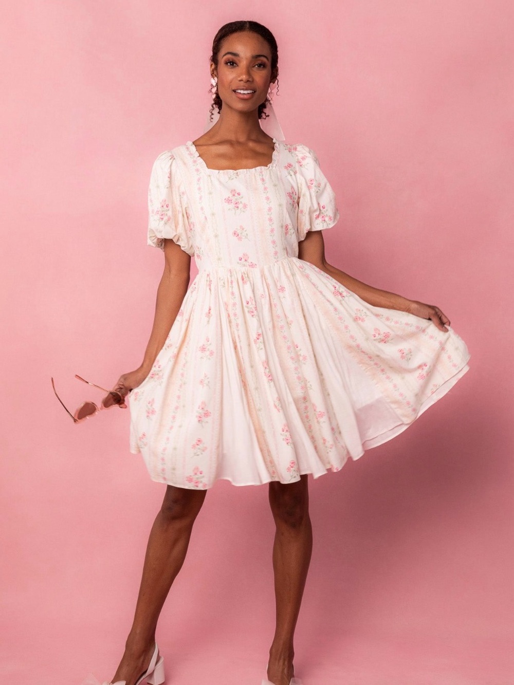 Ivy City Co Flowers for all Dress in Vintage Floral